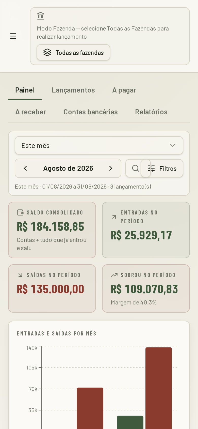 Financeiro e conciliação